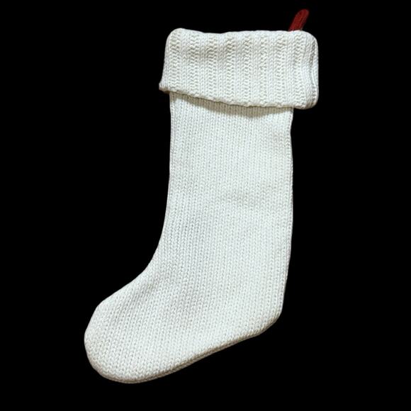 Wondershop Monogram Christmas Stocking Letter S Initial Ivory Red Knit Target - Picture 2 of 9